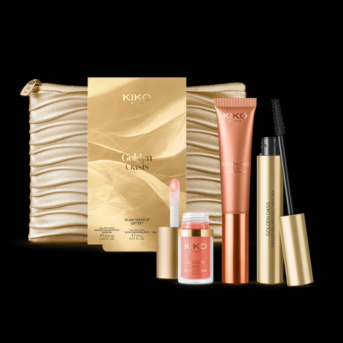 Golden Oasis Glam Makeup Gift Set