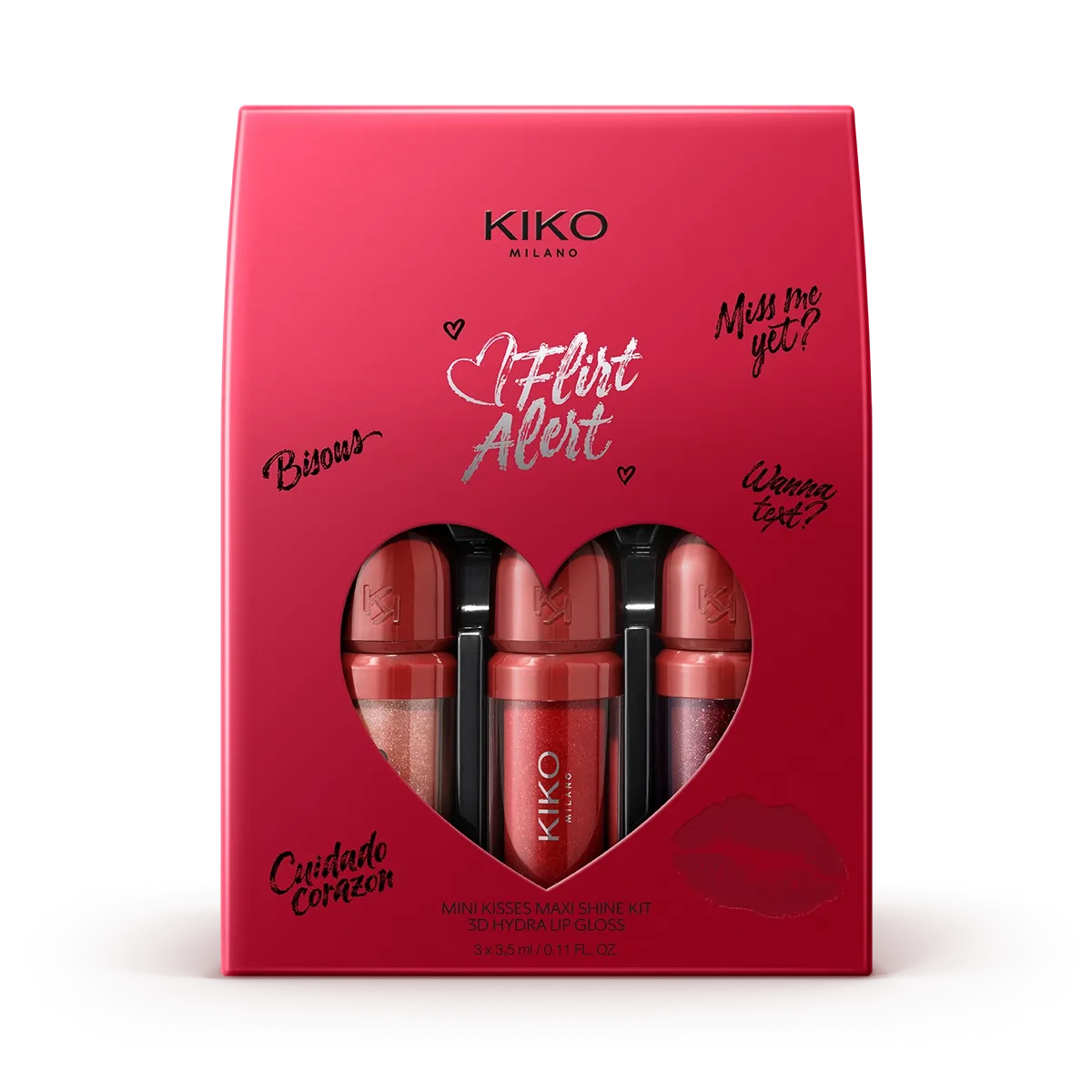 Sets & Kits - Flirt Alert Mini Kisses Maxi Shine Kit 3D Hydra Lip Sets & Kits - Flirt Alert Mini Kisses Maxi Shine Kit 3D Hydra Lip