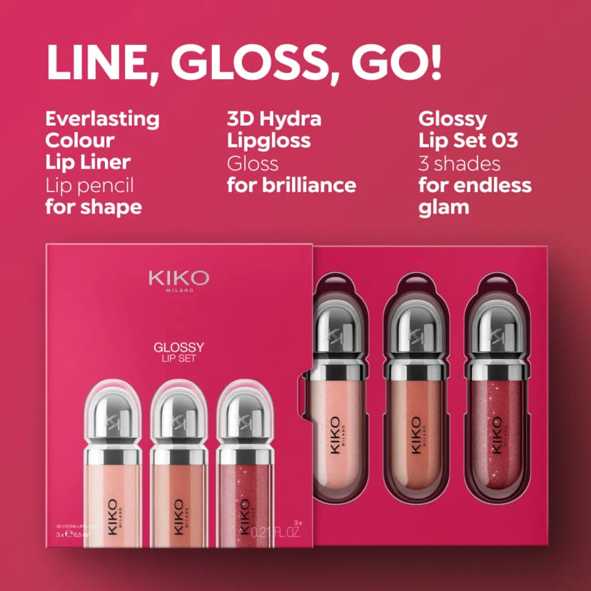 Sets & Kits - Glossy Lip Set | KIKO Sets & Kits - Glossy Lip Set | KIKO